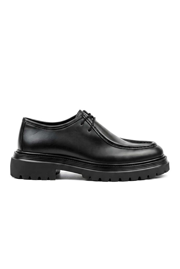 Mateo X Black Men's Leather Shoes