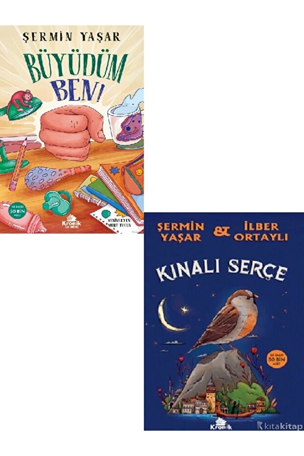 Büyüdüm Ben! - Kınalı Serçe - Şermin Yaşar 2 KİTAP ( )
