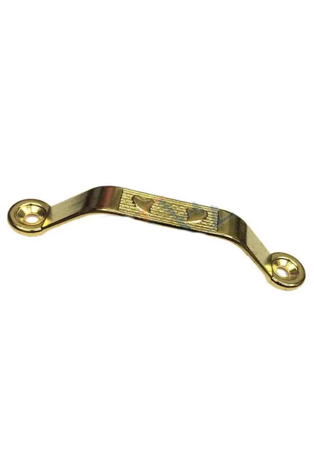 Decorative Zamak Handle External 64mm, Yellow, 100 Pieces