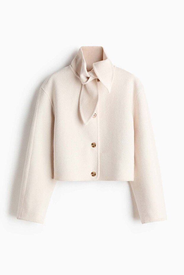 Handmade wool-blend jacket - 4