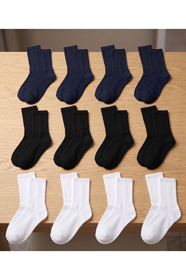Men's sports 12-pair sock set - surprise colors