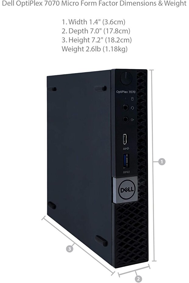 Optiplex 7070 MFF Micro Form Factor Desktop - 7