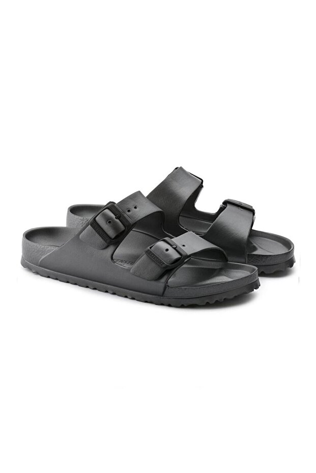 Arizona Eva Water-Resistant Anthracite Double Strap Unisex Slippers 1001497 1001498