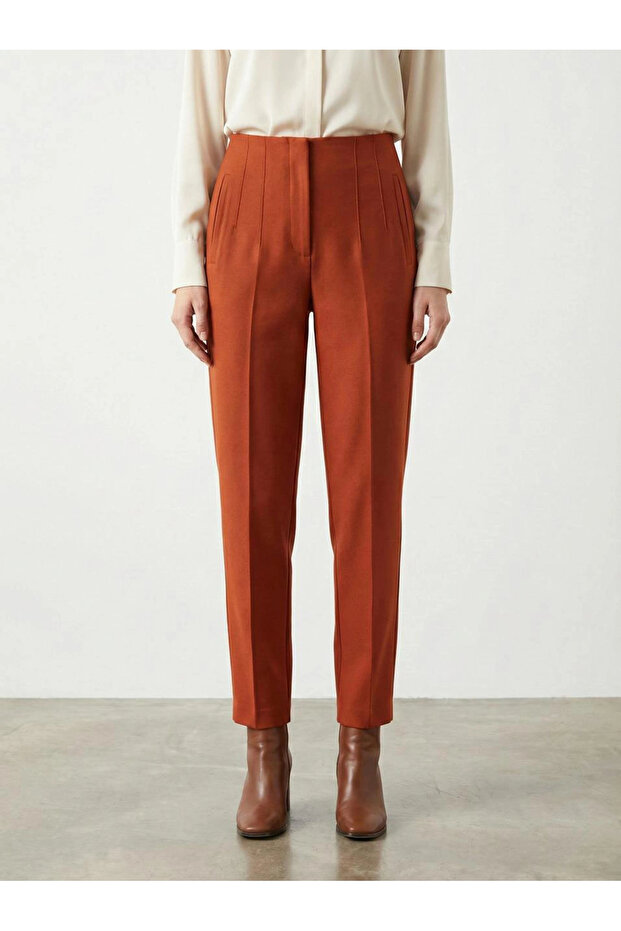 Flat Front Trousers - 1