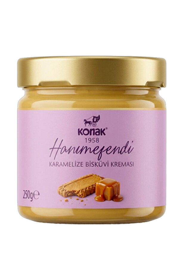 KONAK Hanımefendi Karamelize Bisküvi Kreması 250 GR