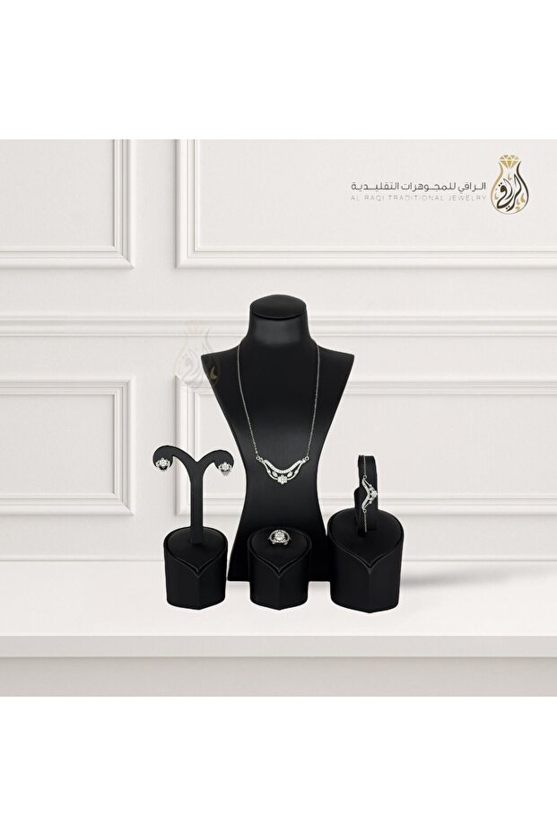 طقم سر الجاذبية - فضي - 1
