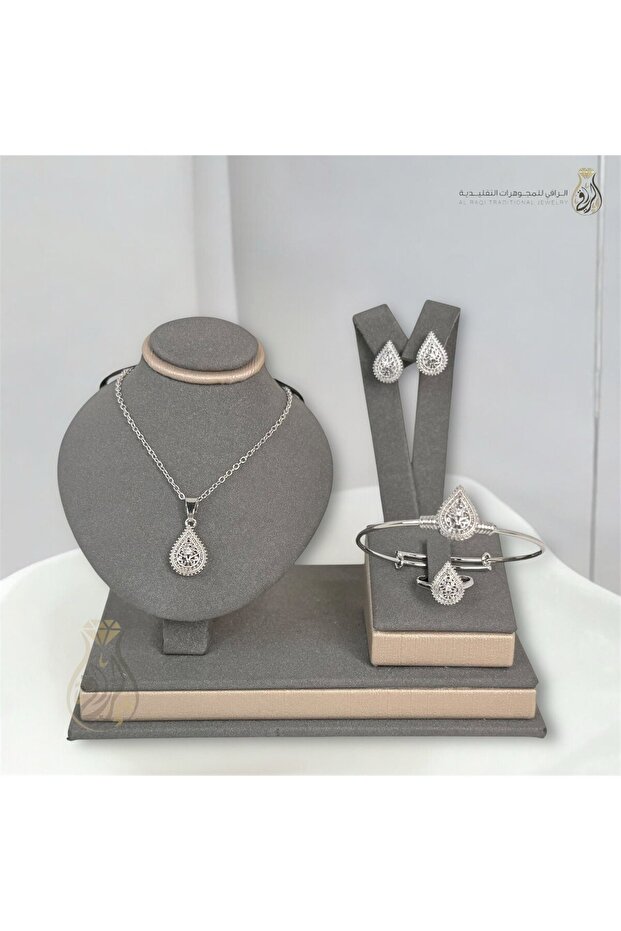 Luxury Teardrop Zircon Set