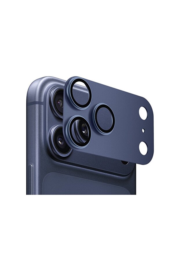 واقي عدسة الكاميرا المضاد للانعكاس من التيتانيوم المتوافق مع هاتف Apple iPhone 17 Pro Max