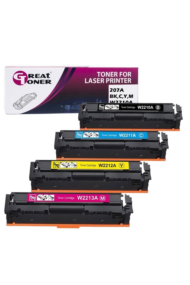 Great Toner 207A Compatible Toner Cartridge HP LaserJet Pro M255dw,M255nw,MFPM282nw,M283fdw,M283fdn