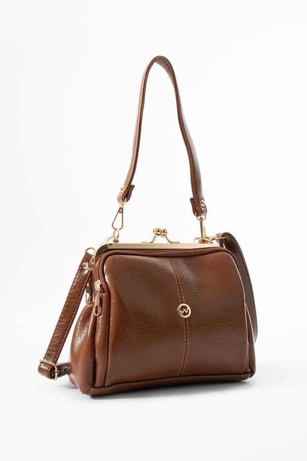 Taba Scholarship 4-Compartment Soft Leather Women's Crossbody and Shoulder Bag