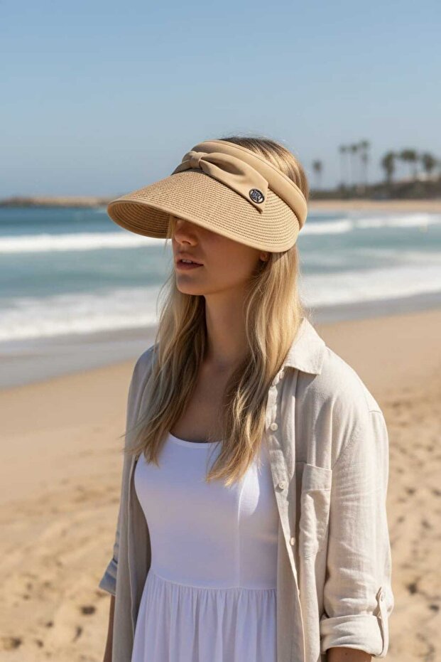 Visor Beach Tennis Back Adjustable Hat - 1