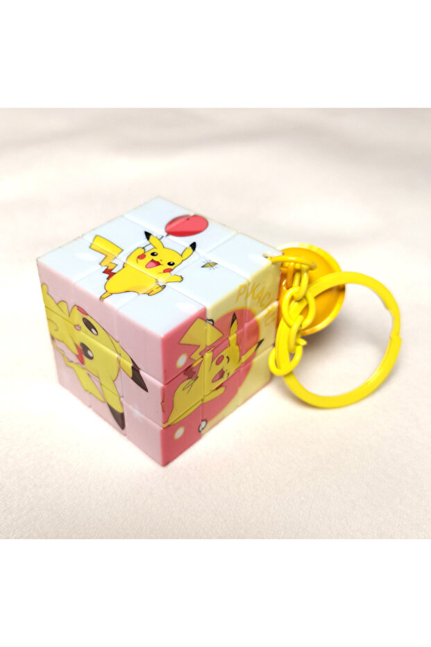 B Pikachu Stitch Rubik'S Cube Mini Pendant And Mini Keychain