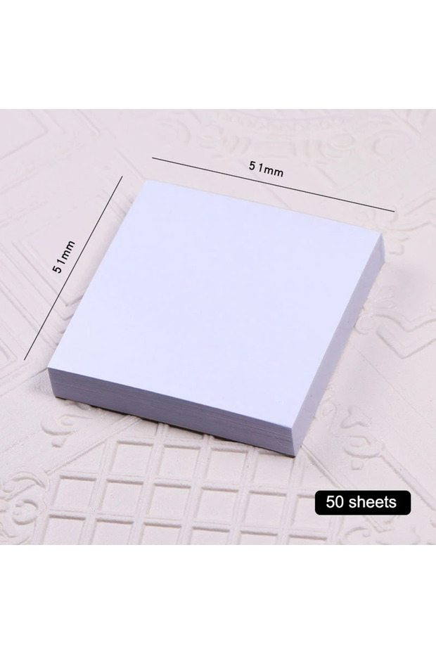 Small-51mm x 51mm 50pcs Disposable Tinting Glue Paper Tearable Nail Toning Palettes Nail Polish Colo