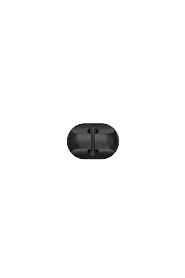مشبك واحد لتنظيم كابلات USB من السيليكون الأسود، أداة لف كابلات شحن USB، مشابك لتنظيم سطح المكتب