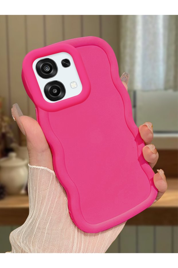 A6 Pro 5g Compatible Shockproof Simple Red Silicone Phone Case