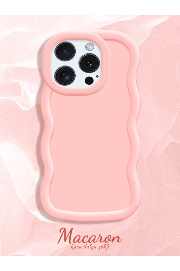 Shockproof Simple Pink Silicone Phone Case Compatible with iPhone 16 Pro