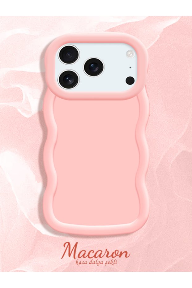 Shockproof Simple Pink Silicone Phone Case Compatible with iPhone 17 Pro Max