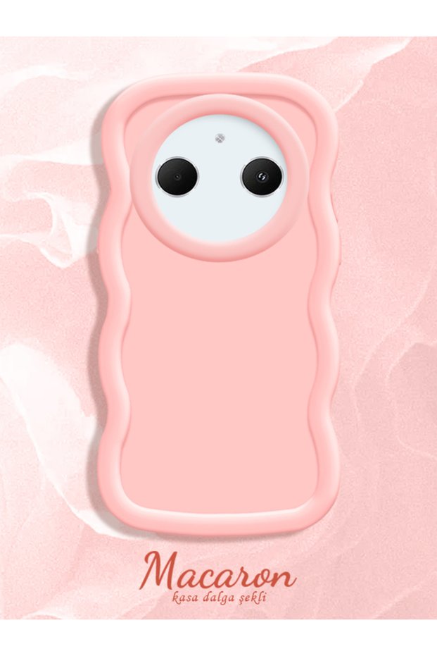 Shockproof Simple Pink Silicone Phone Case Compatible with Redmi A3 Pro