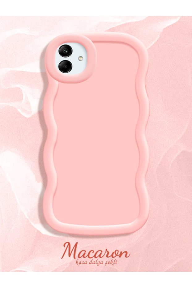 Simple Pink Silicone Phone Case Compatible with Samsung Galaxy A04 Shockproof