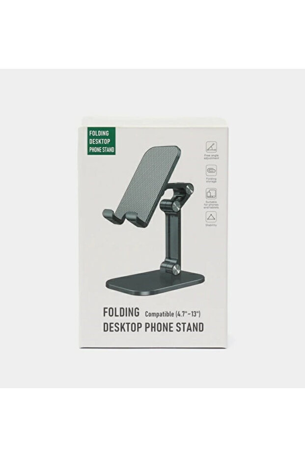 Adjustable Folding Desktop Mobile Phone Stand - Multi-Angle Holder