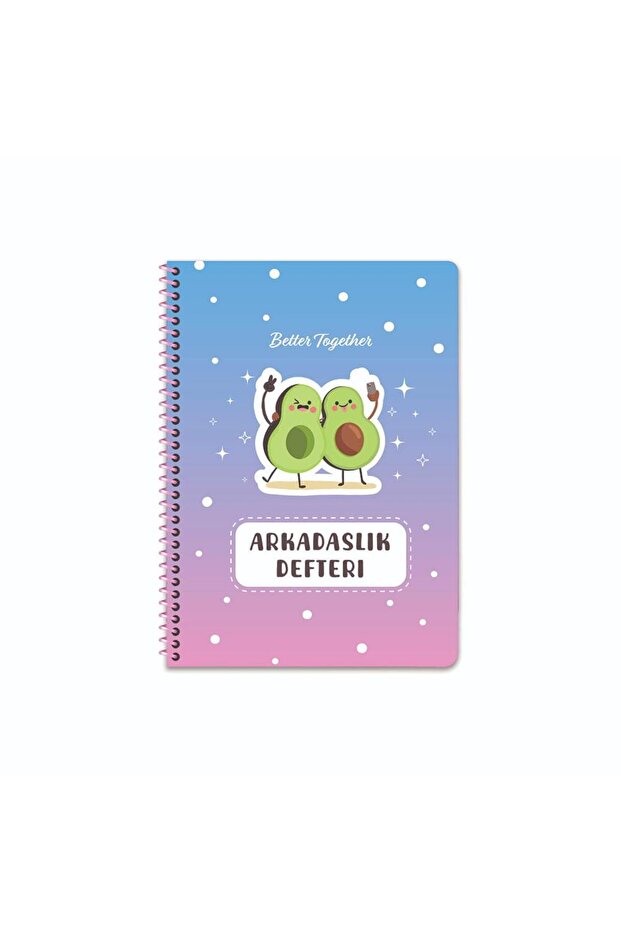 16X23 Spiral Bound Hard Cardboard Cover Dating Notebook - No:01