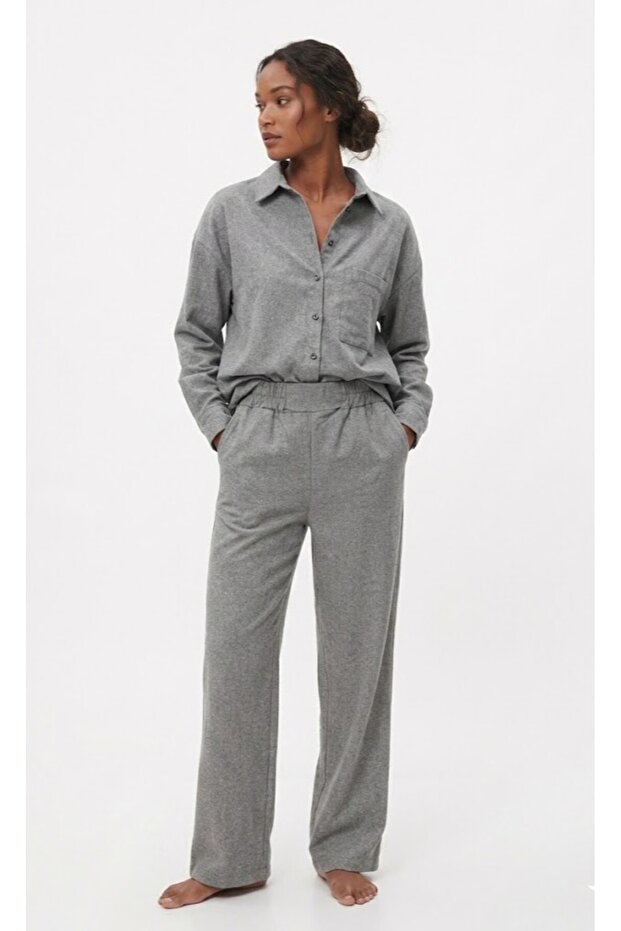 Cotton Shirt Trousers Set