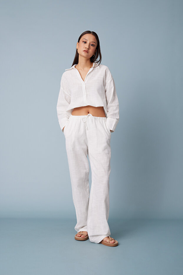 LACE-UP PANT