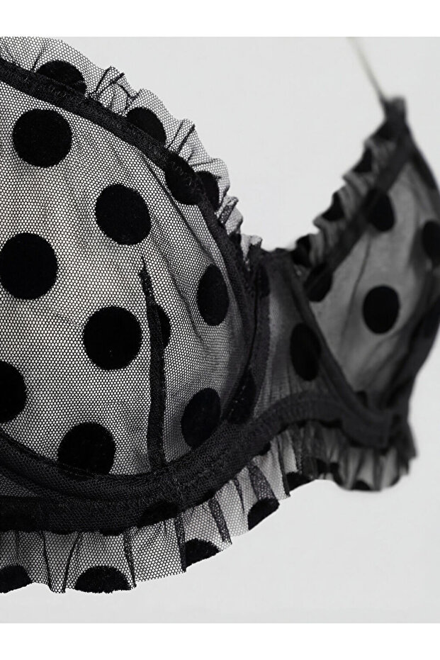 Underwire Unpadded Polka Dot T-Shirt Bra