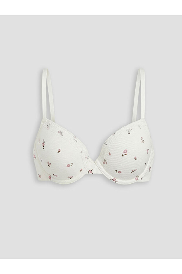 Underwire Unpadded Floral T-Shirt Bra 2-Pack