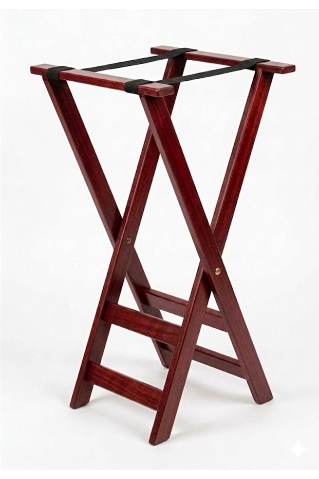 Tray Stand Foldable, Pinewood, Light Duty