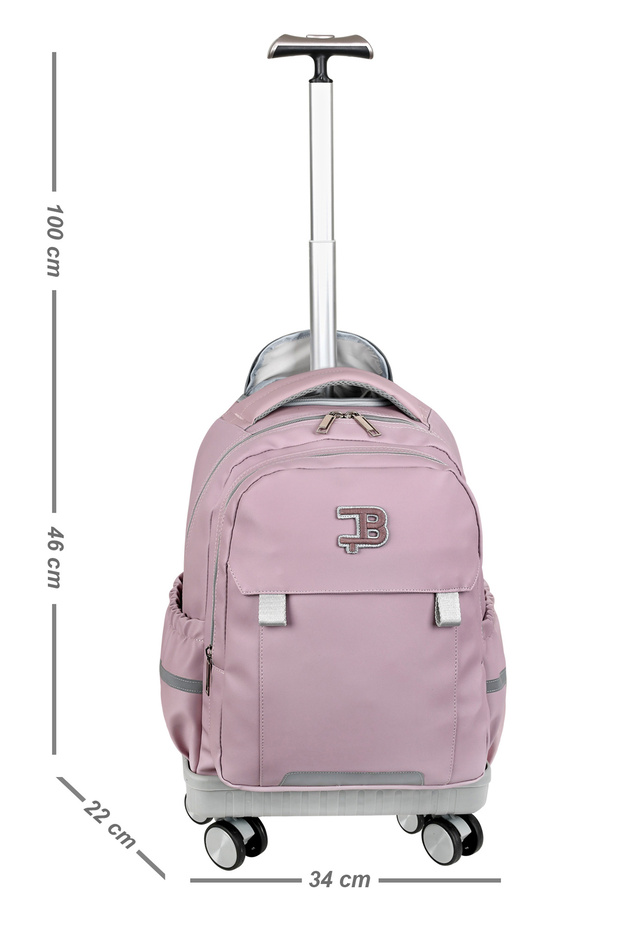 Foldable Wheeled School Travel Backpack