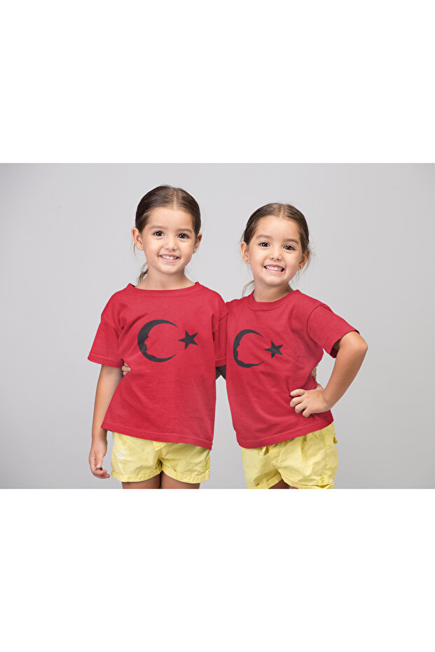 Moon Star Ataturk Printed Circular Neck Cotton Oversize Fit Unisex Short Sleeve Tshirt