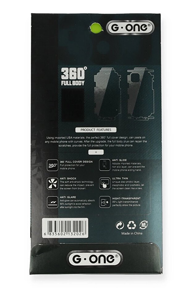 iPhone 12 Mini 360 Matte Full Body Back Protector - 2