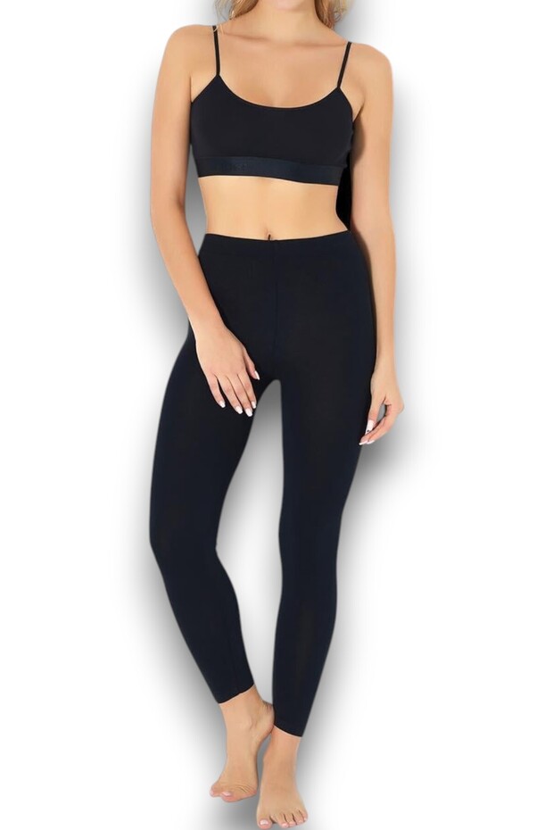 Jiber Women's Flexible Long Leggings Anti-Sweat Breathable Fabric