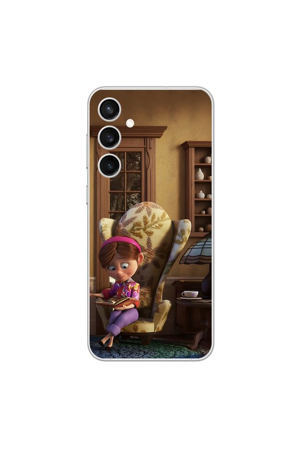 Samsung Galaxy S23 Fe Compatible Couple 11/2 Design Transparent Case