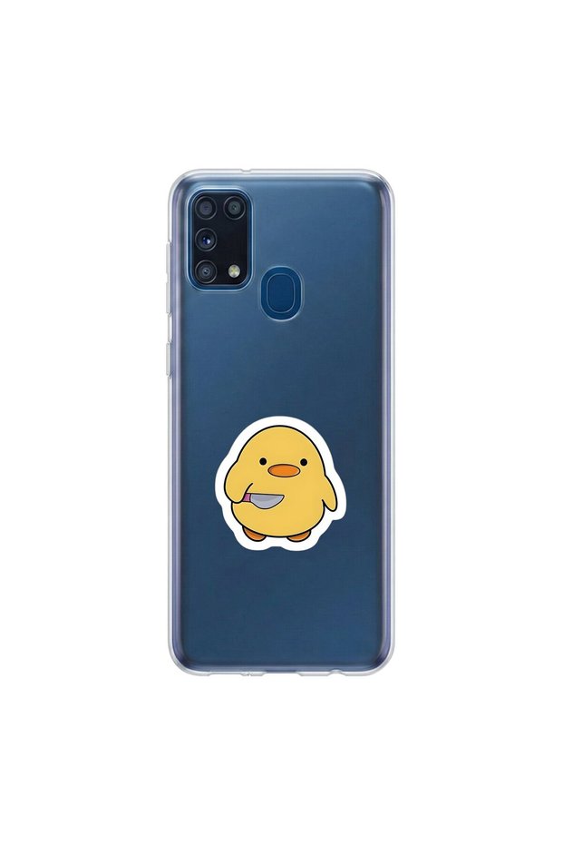 Samsung Galaxy M31 Compatible Couple 7/1 Design Transparent Case