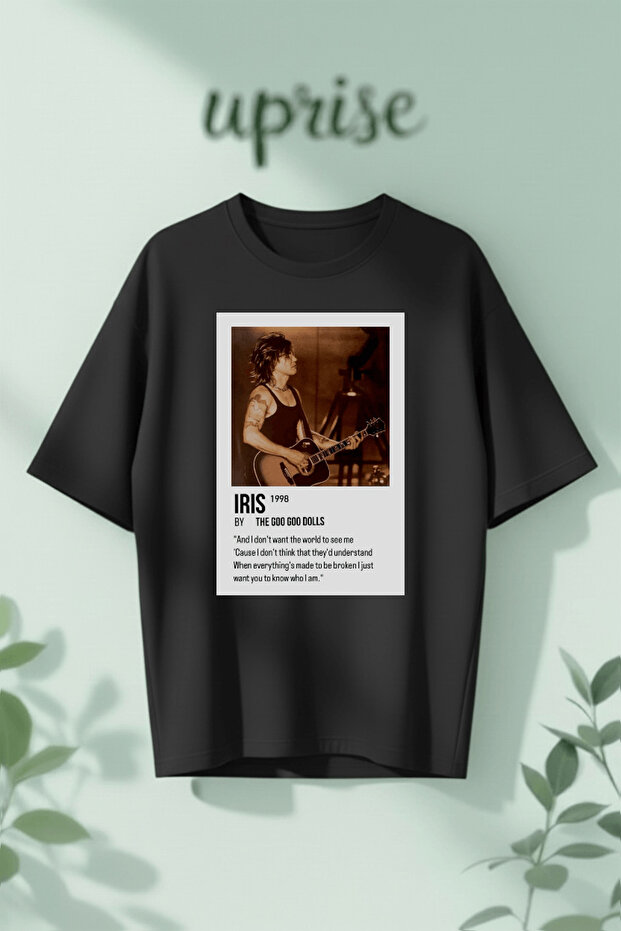 Irıs the Goo Goo Dolls Printed Cotton Oversize T-Shirt