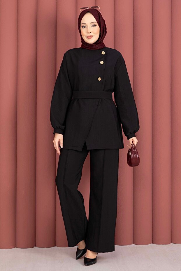 Design Belted Double Suit