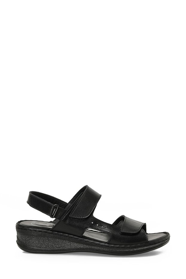 105815.Z6Fx Black Women's Comfort Sandals