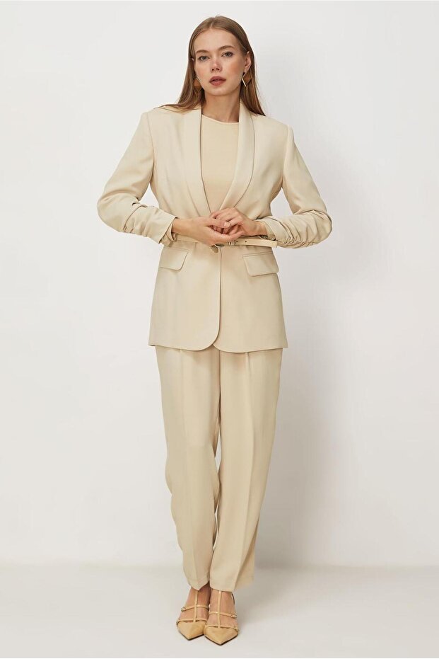 Belted Pants Suit 30550