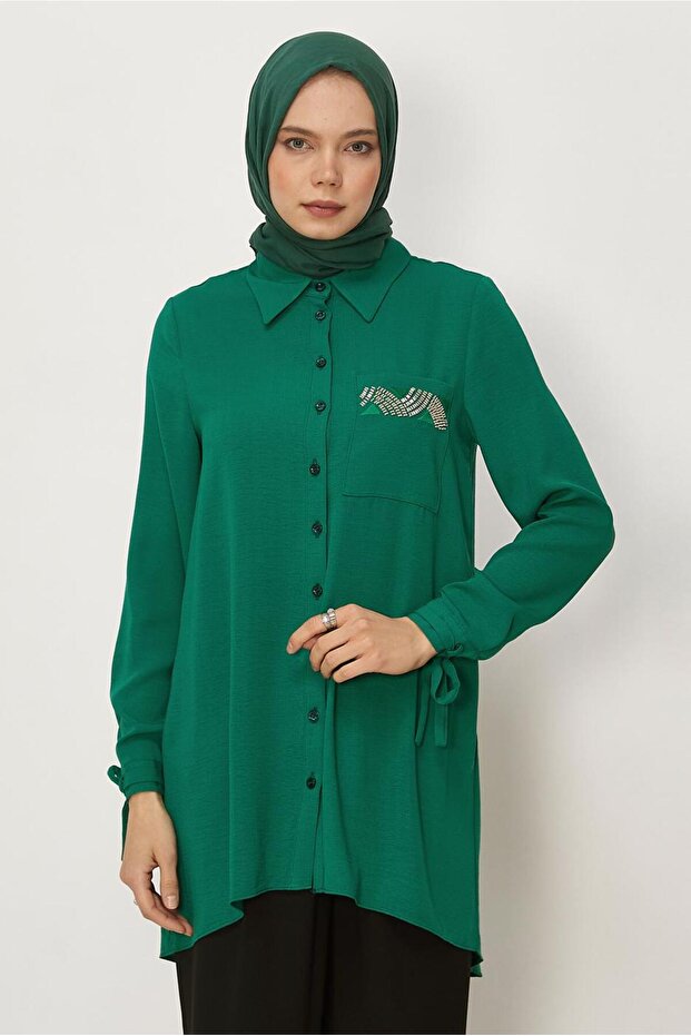 Linen Effect Tunic 45588 - 2