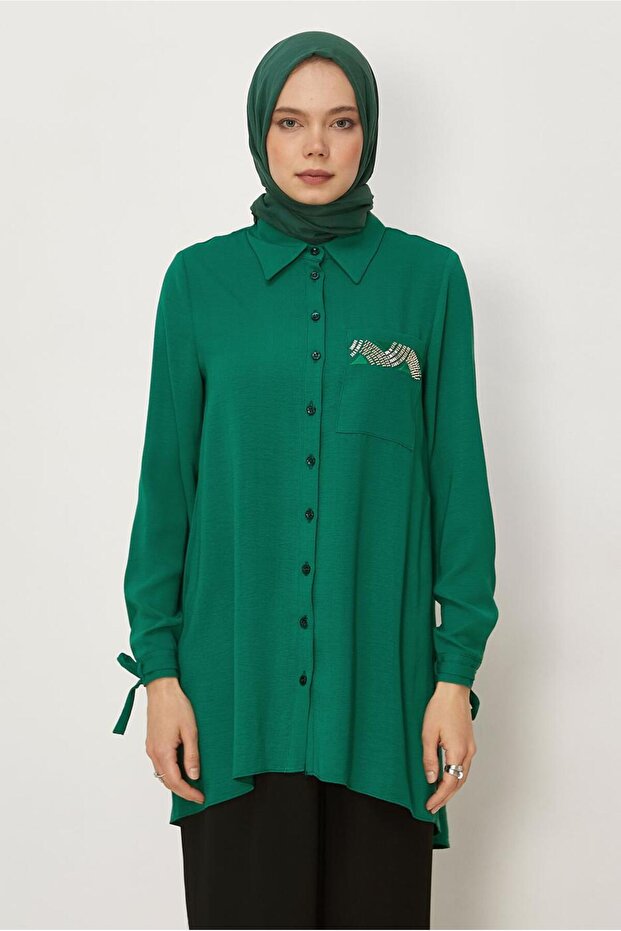 Linen Effect Tunic 45588 - 1