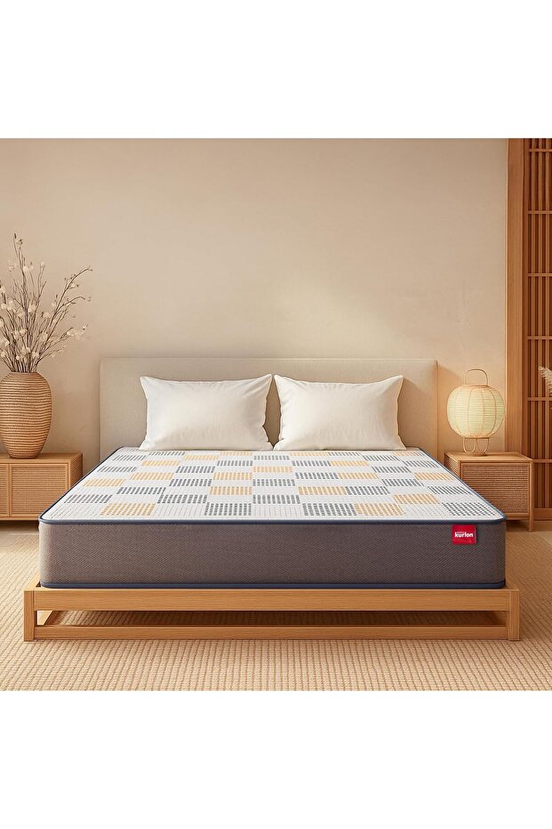 Kurl-On Dual Mattress |Reversible Soft & Firm| High Resilience Foam | Queen Size 200Lx150Wx20H cm | 10 Yrs