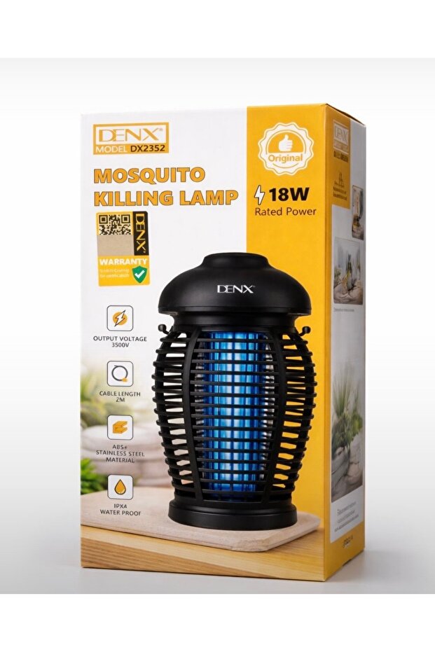 مصباح LED قاتل الحشرات الكهربائي عالي الجودة بقوة18 واط من دنكس