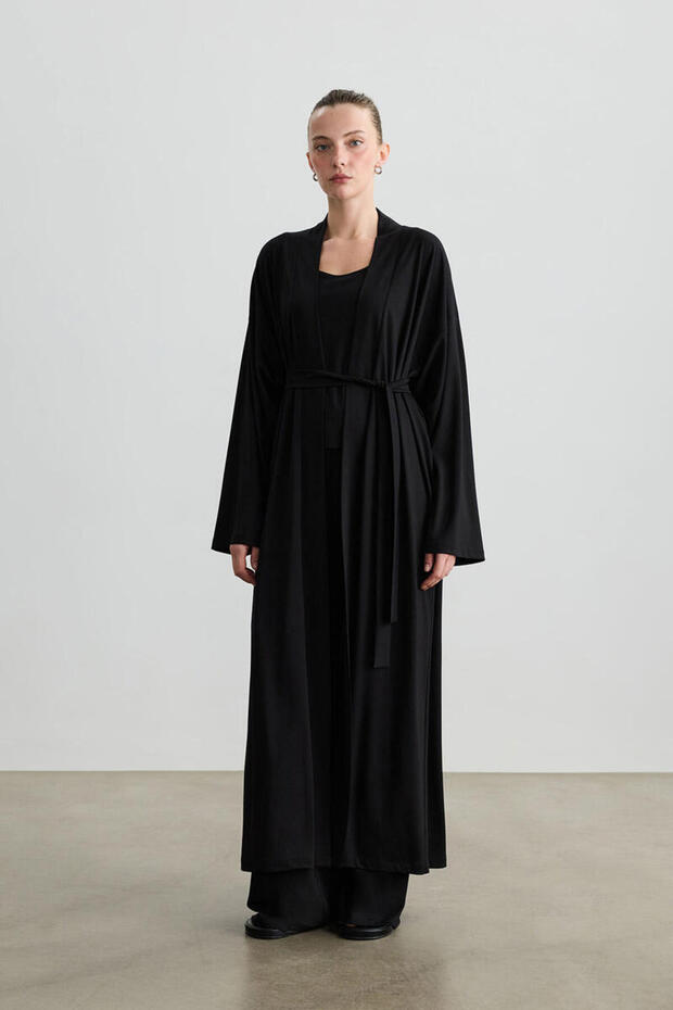 KIMONO MAXI NEGRU - 3