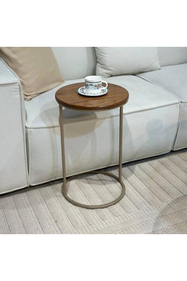 Ruqy Side Table with Simple Round Design