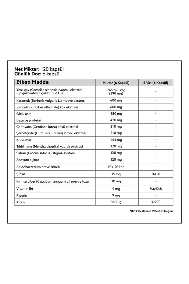 GeLiPthin-1™ Micro Bitkisel Kapsül 120 Adet - 3