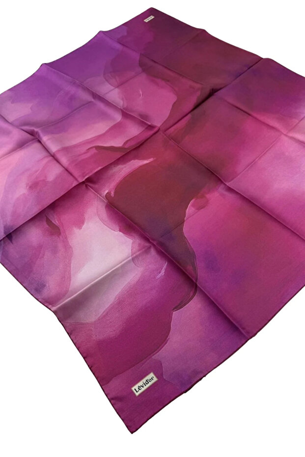 Eșarfă din mătase twill LD1222 - 1