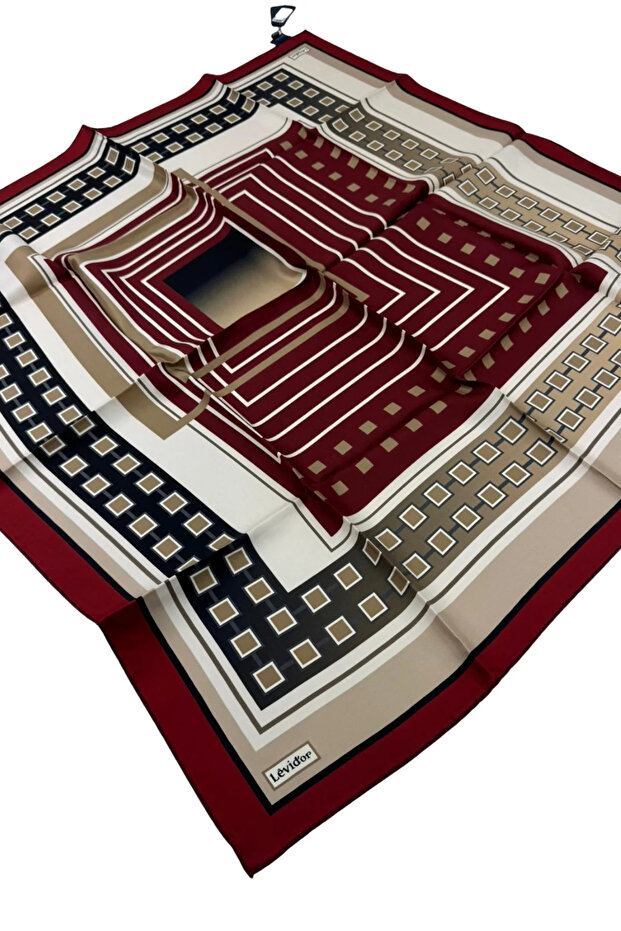 Eșarfă din mătase twill LD1223 - 1