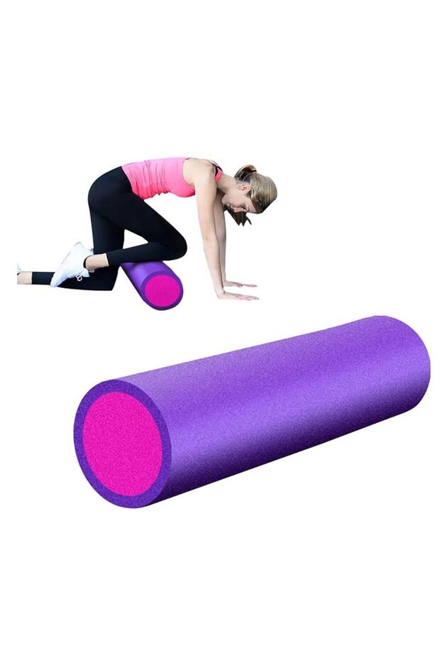 High Density Foam Roller,Yoga Pilates Massage Tool,90x15cm for Fitness Gym